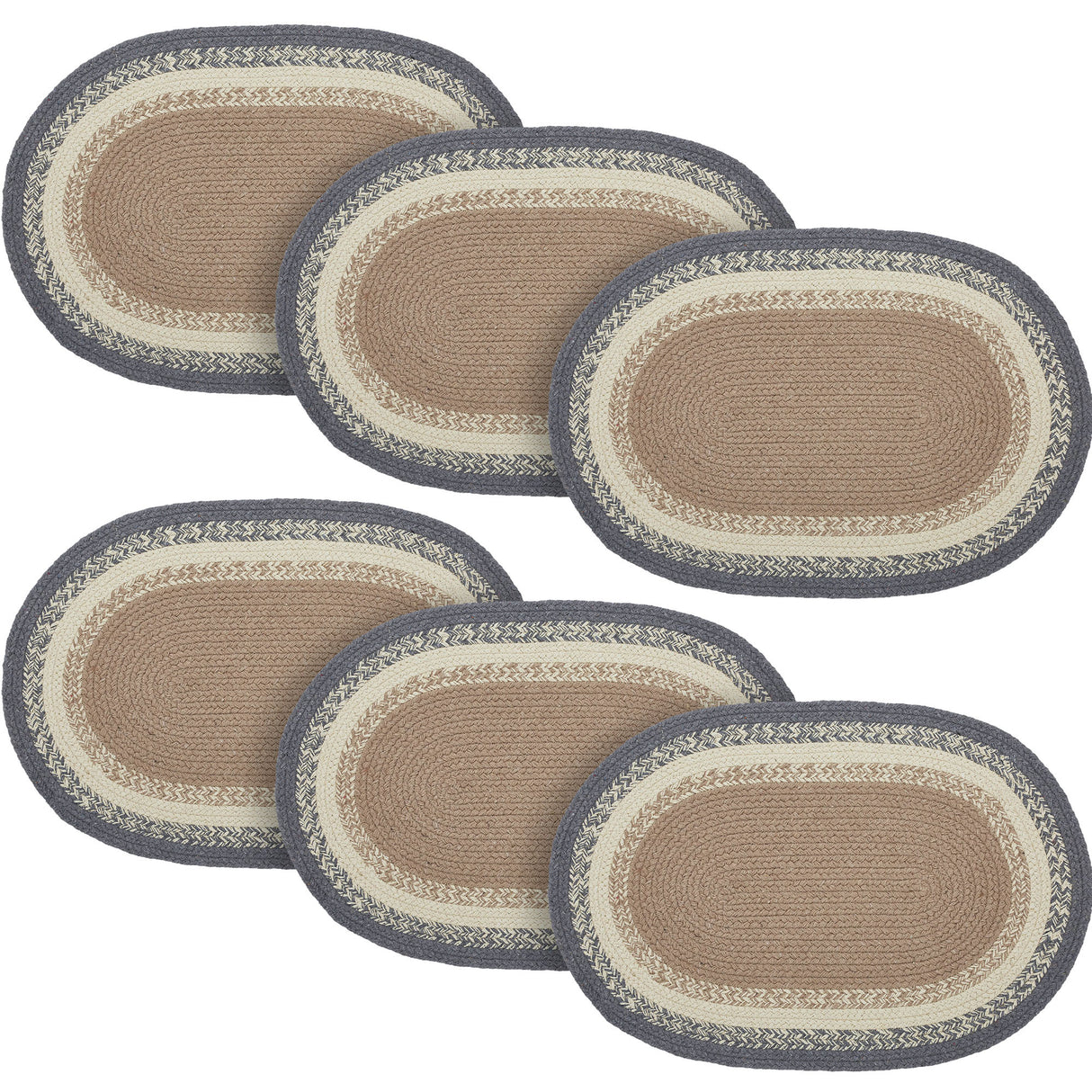 Finders Keepers Oval Placemat 13x19, 6 Pack 6 Pack