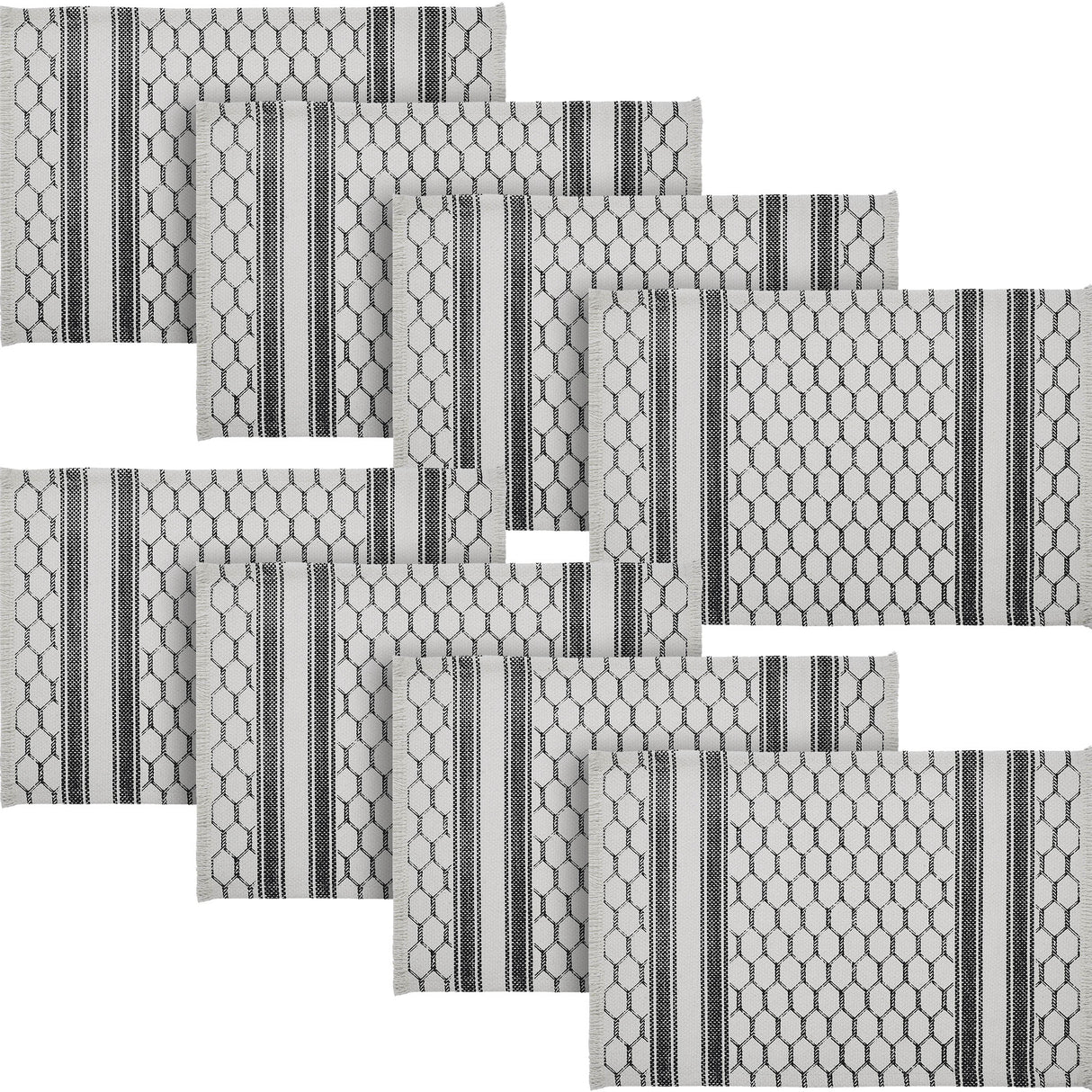 Down Home Placemat Set of 2 13x19, 4 Pack 8 Pack