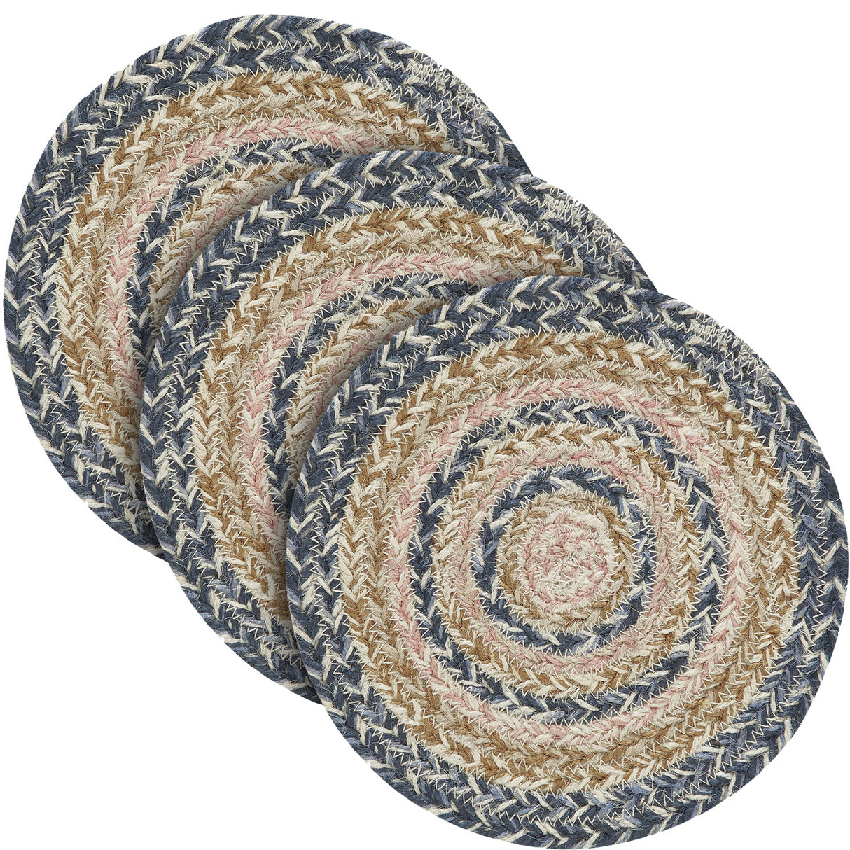 Kaila Jute Trivet 8, Set of 3
