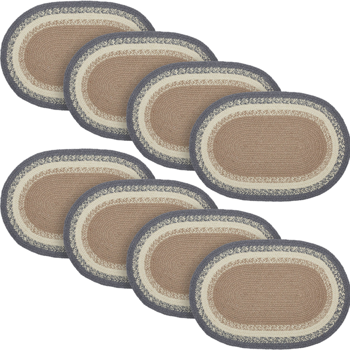 Finders Keepers Oval Placemat 13x19, 8 Pack 8 Pack