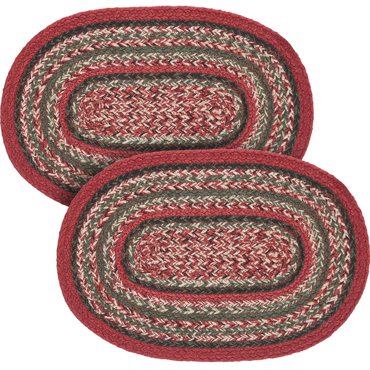 Forrester Indoor/Outdoor Oval Placemat 10x15, 2 Pack