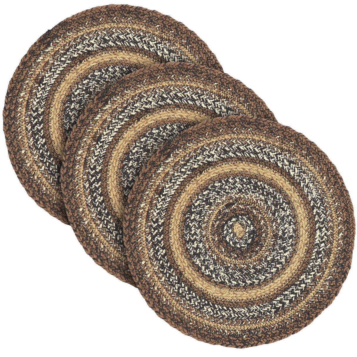 Espresso Jute Trivet 15, Set of 3
