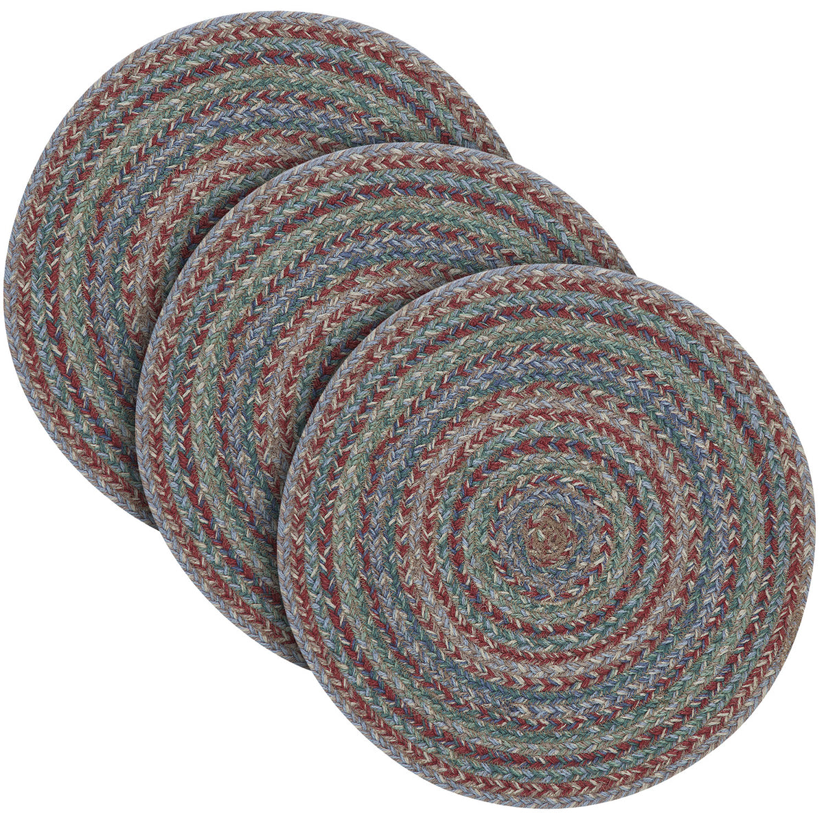 Multi Jute Trivet 15 inch Diameter, Set of 3