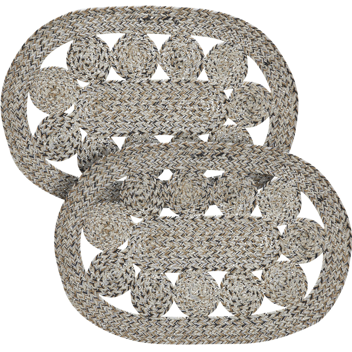 Celeste Blended Pebble Indoor/Outdoor Placemat 13x19, 2 Pack