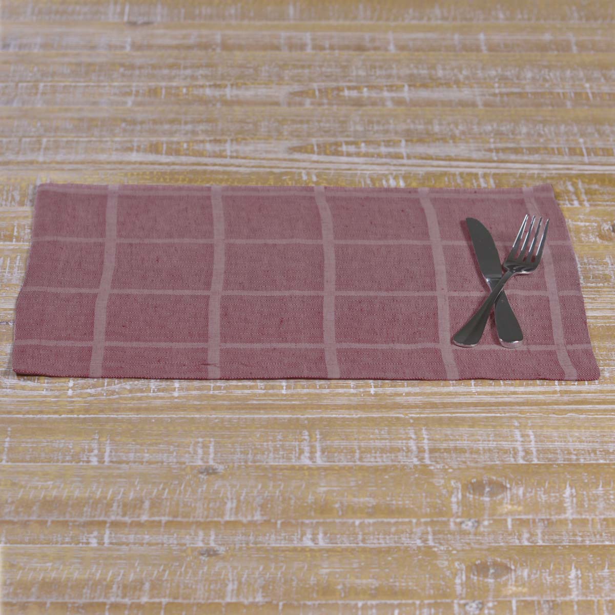 33319-Julie-Red-Plaid-Placemat-Set-of-6-12x18-image-4