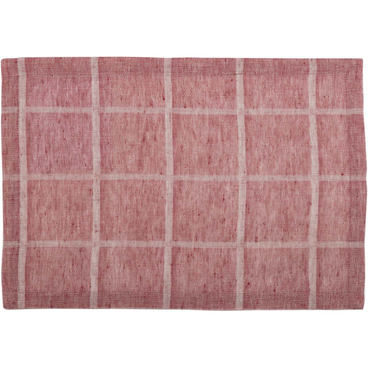 33319-Julie-Red-Plaid-Placemat-Set-of-6-12x18-image-5