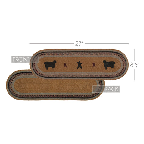 34044-Heritage-Farms-Sheep-Jute-Stair-Tread-Oval-Latex-8.5x27-image-2