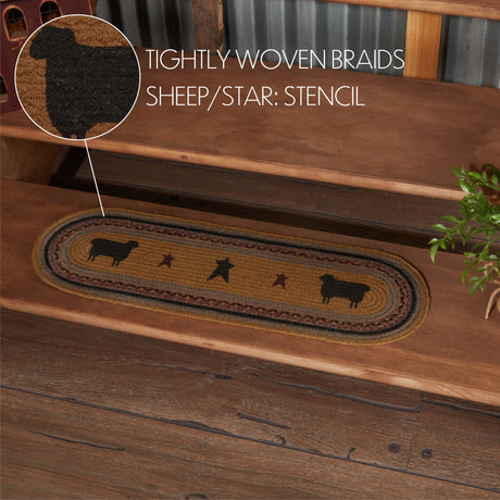 34044-Heritage-Farms-Sheep-Jute-Stair-Tread-Oval-Latex-8.5x27-image-3