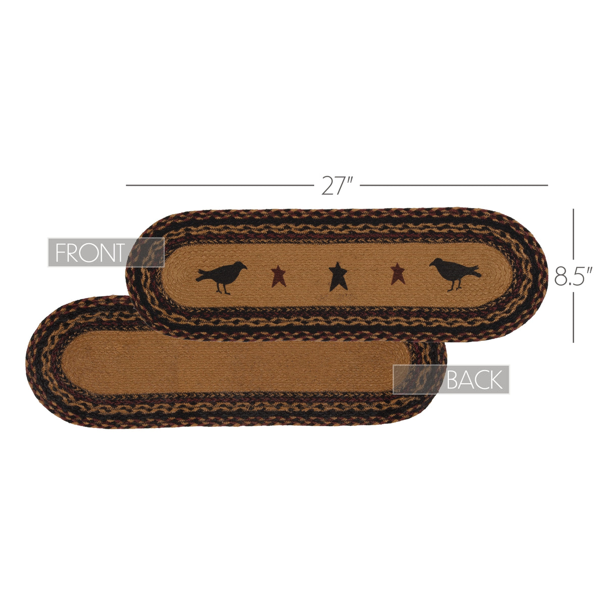 34054-Heritage-Farms-Crow-Jute-Stair-Tread-Oval-Latex-8.5x27-image-2