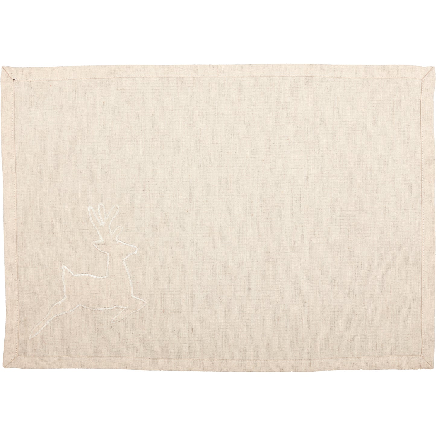 38637-Creme-Lace-Deer-Placemat-Set-of-6-12x18-image-4