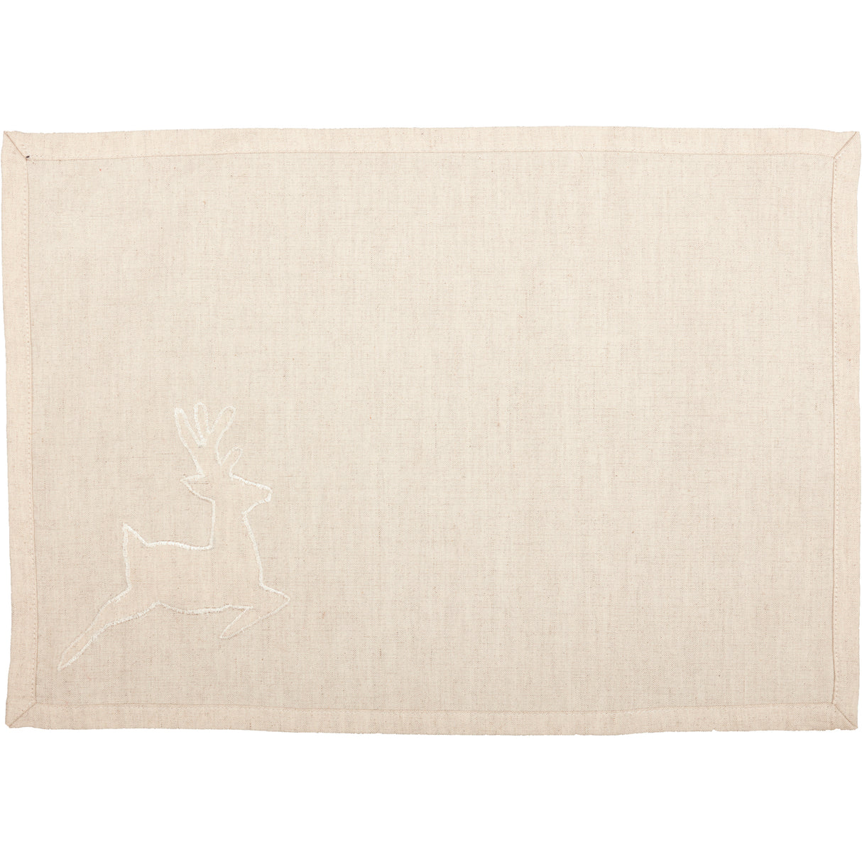 38637-Creme-Lace-Deer-Placemat-Set-of-6-12x18-image-4
