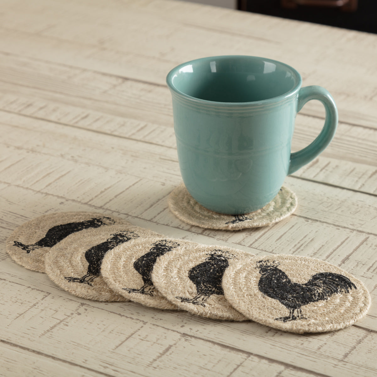 http://vhcbrands.com/cdn/shop/products/45806-Sawyer-Mill-Charcoal-Poultry-Jute-Coaster-Set-of-6-detailed-image-3.jpg?v=1670976165