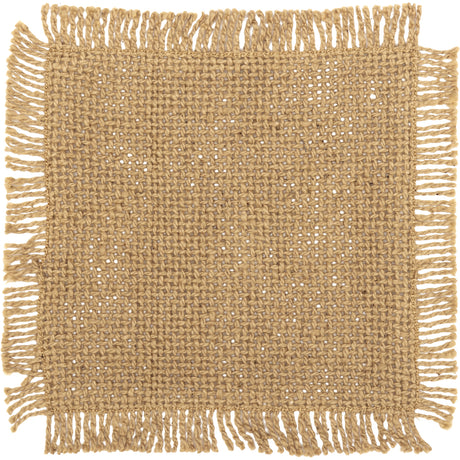 51162-Burlap-Natural-Coaster-Set-of-12-Fringed-4x4-image-6