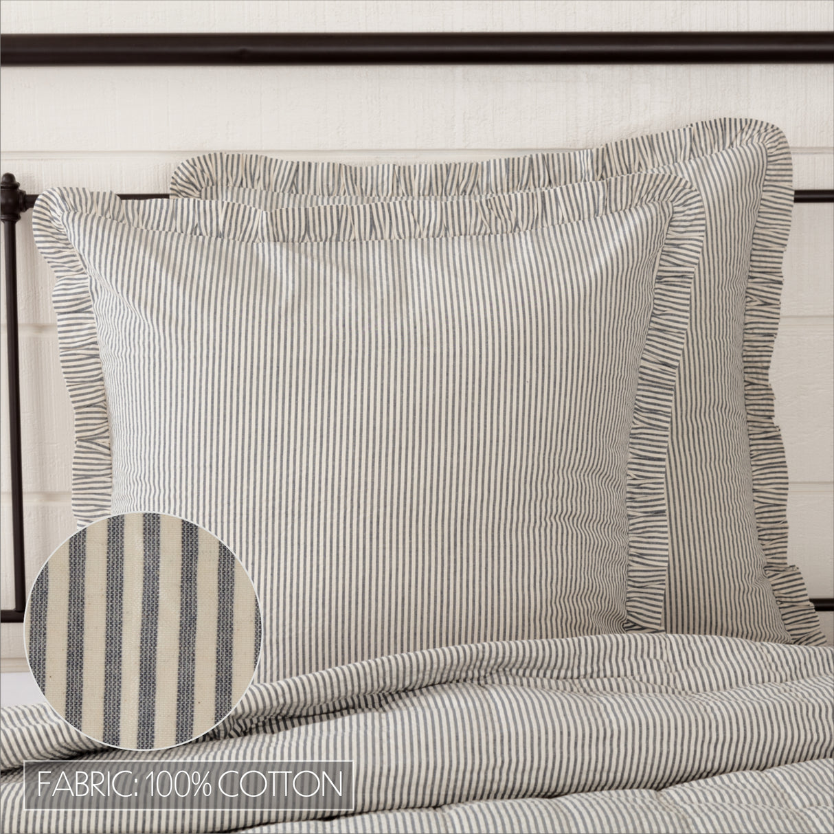 51215-Hatteras-Seersucker-Blue-Ticking-Stripe-Fabric-Euro-Sham-26x26-image-2