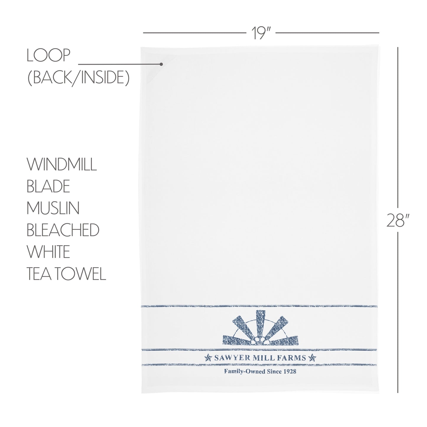 51289-Sawyer-Mill-Blue-Windmill-Blade-Muslin-Bleached-White-Tea-Towel-19x28-image-1