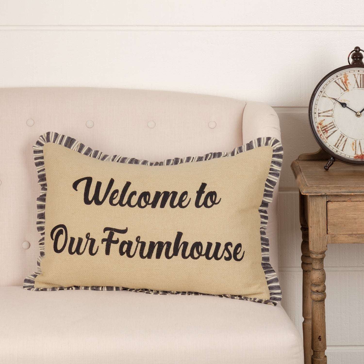 Welcome to top our home pillow