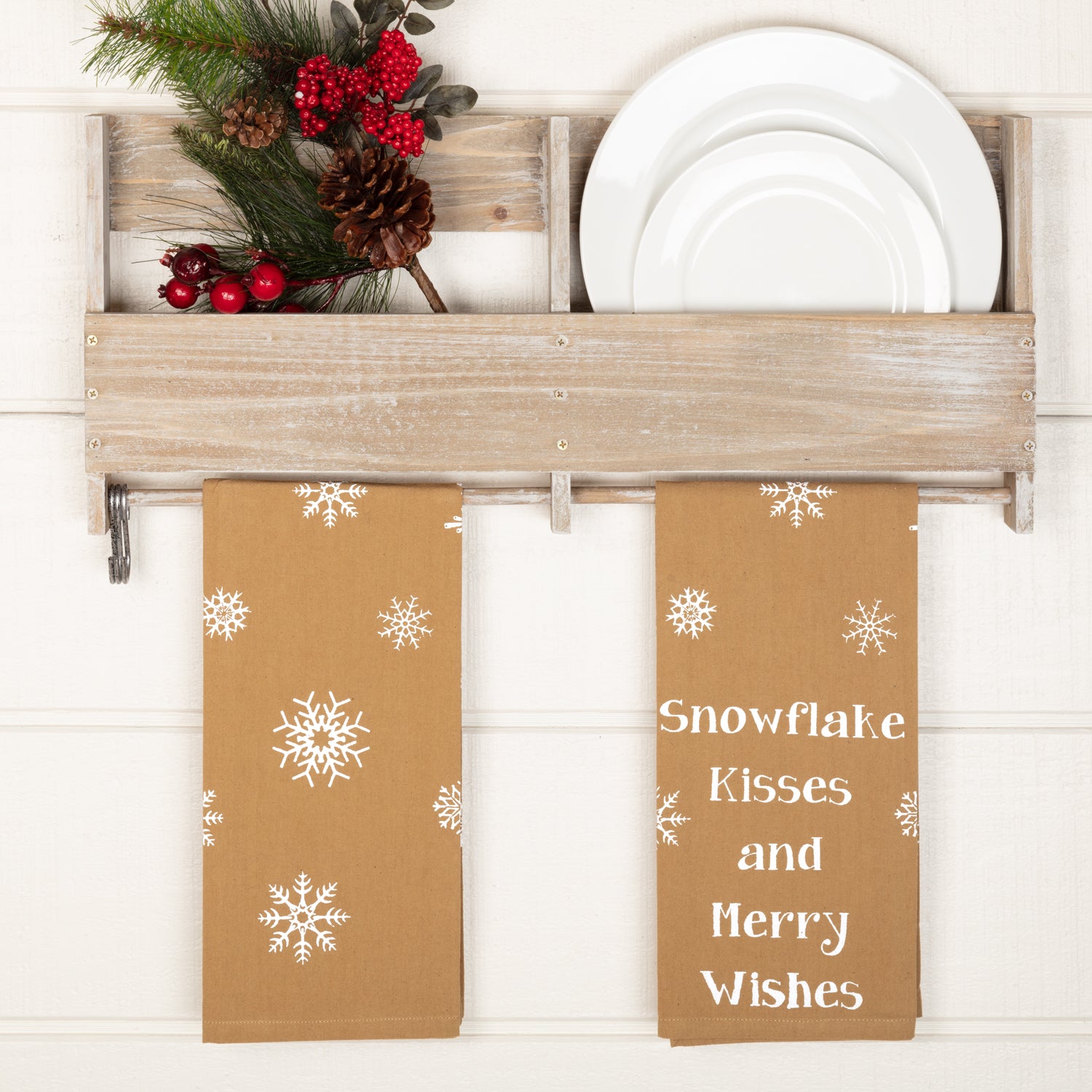 Holiday Farmhouse Kitchen Towel Set of 2