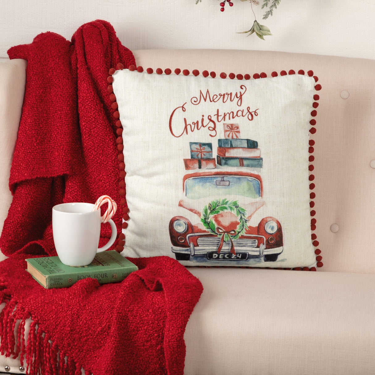 60353-Merry-Christmas-Truck-Pillow-18x18-image-1