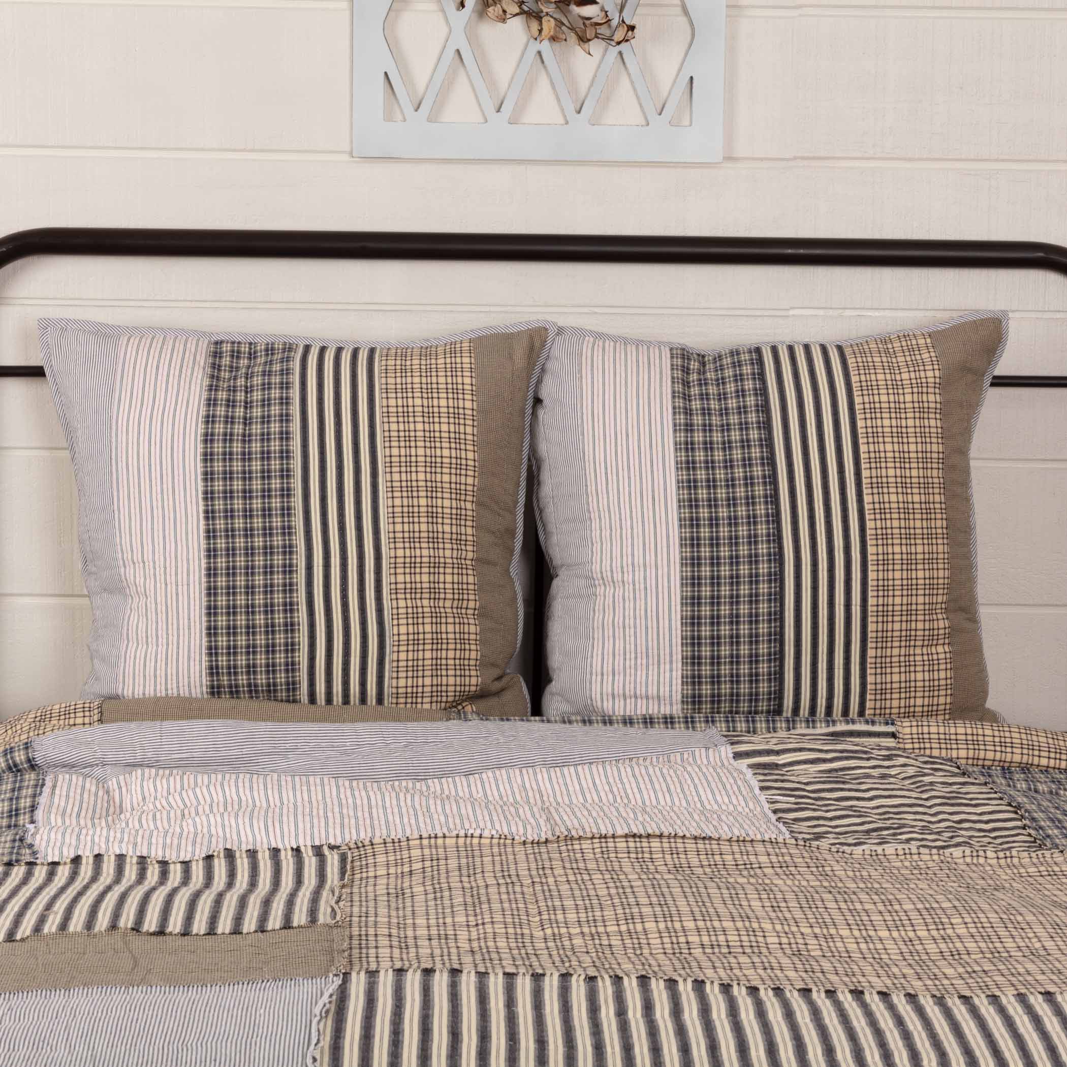 Farmhouse euro pillow clearance shams