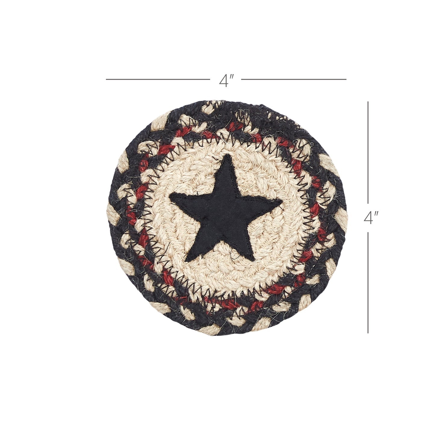 67019-Colonial-Star-Jute-Coaster-Set-of-6-image-3