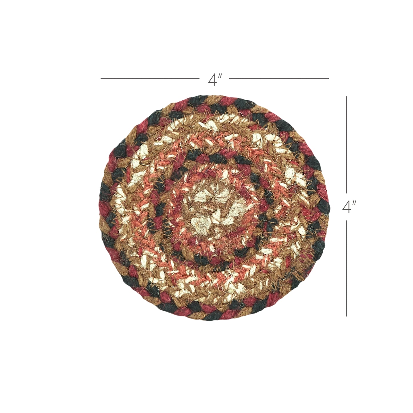 67124-Ginger-Spice-Jute-Coaster-Set-of-6-image-1