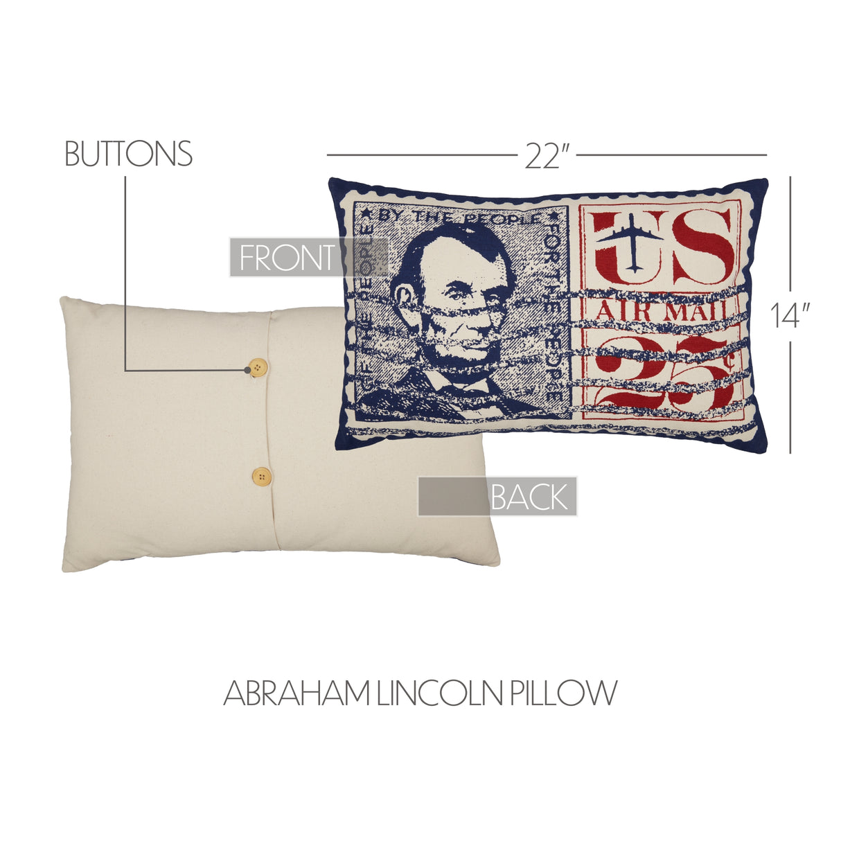 70167-Abraham-Lincoln-Pillow14x22-image-2