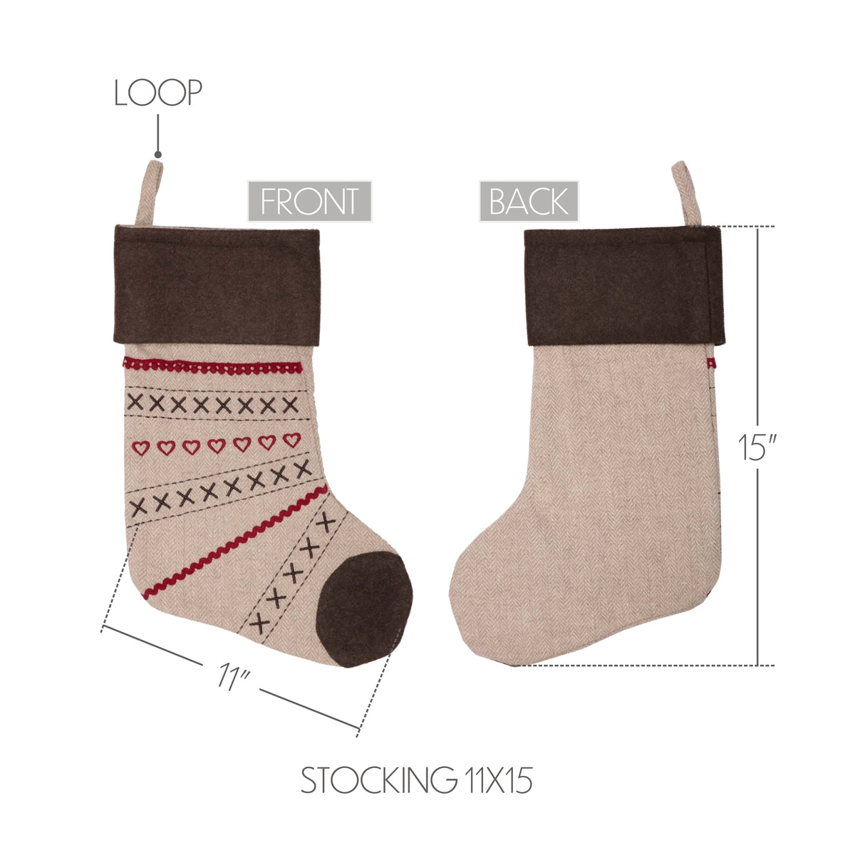 26636-Merry-Little-Christmas-Stocking-11x15-image