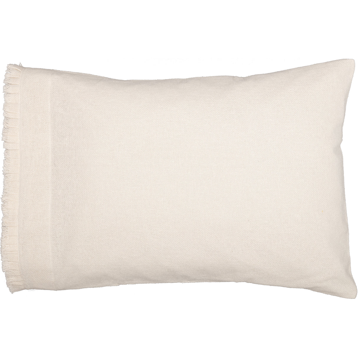 51818-Burlap-Antique-White-Standard-Pillow-Case-w-Fringed-Ruffle-Set-of-2-21x30-image-6