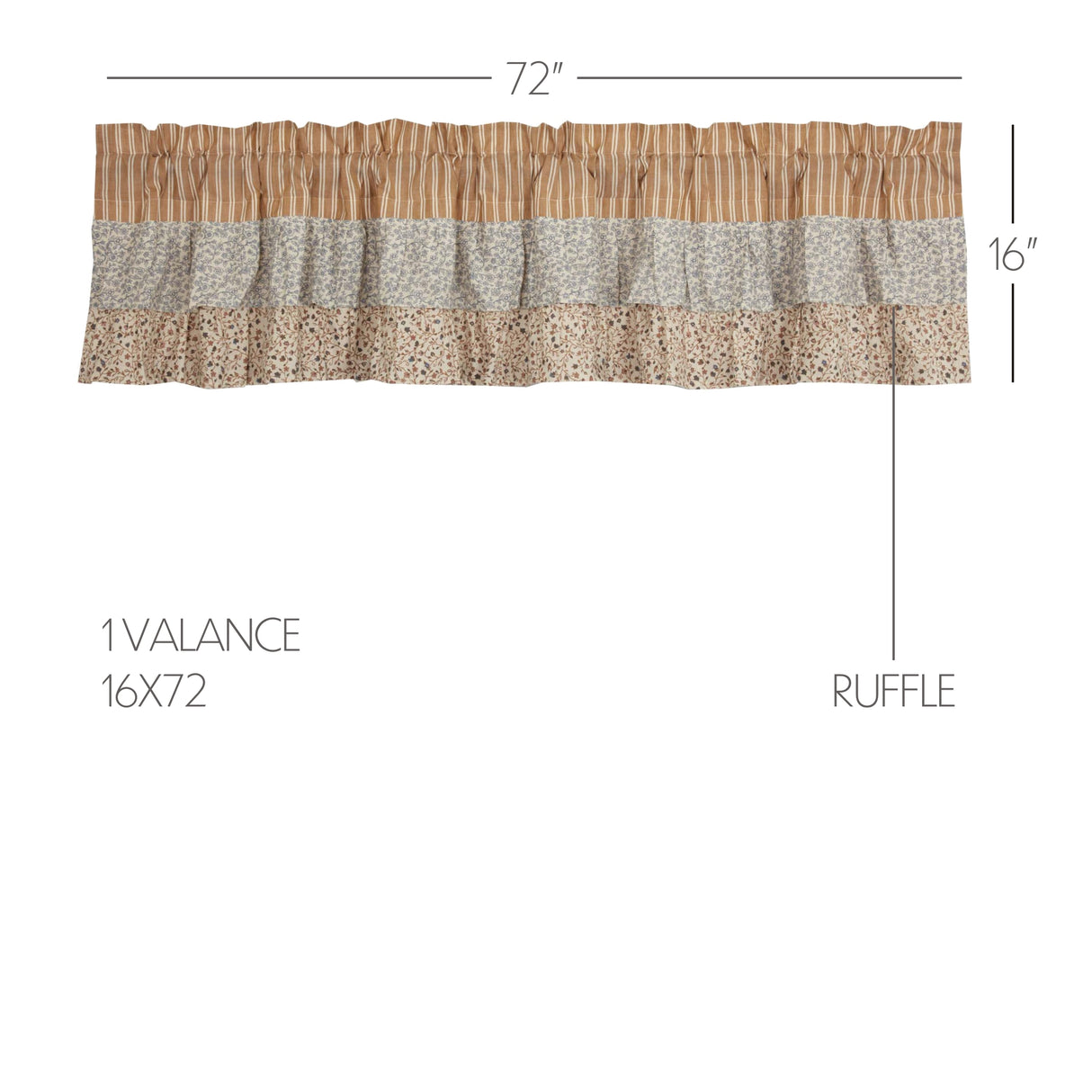 70153-Kaila-Ticking-Gold-Ruffled-Valance-16x72-image-3