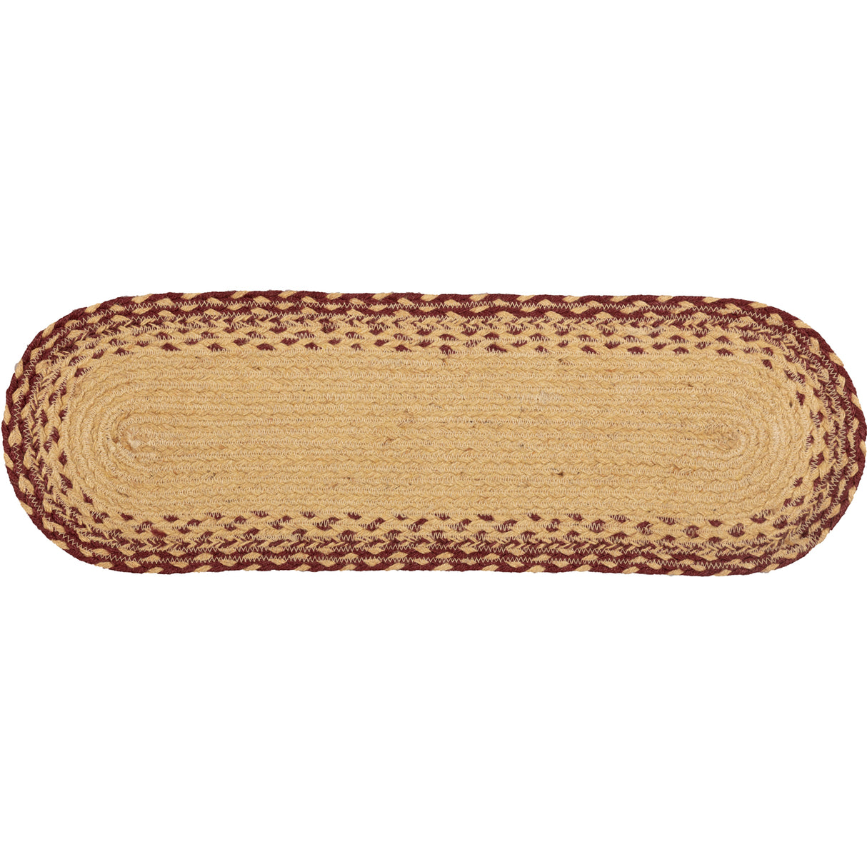 9517-Burgundy-Tan-Jute-Runner-Stencil-Stars-8x24-image-6