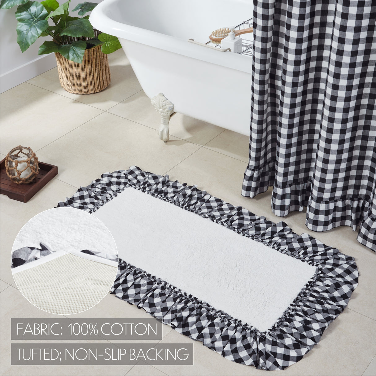 Annie Buffalo Check Bathmat