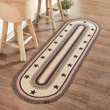 67007-Colonial-Star-Jute-Rug-Runner-Oval-w-Pad-22x72-image-6