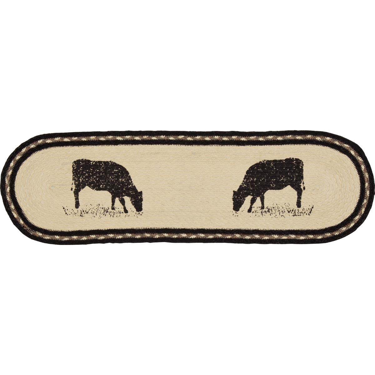 34088-Sawyer-Mill-Charcoal-Cow-Jute-Stair-Tread-Oval-Latex-8.5x27-image-5