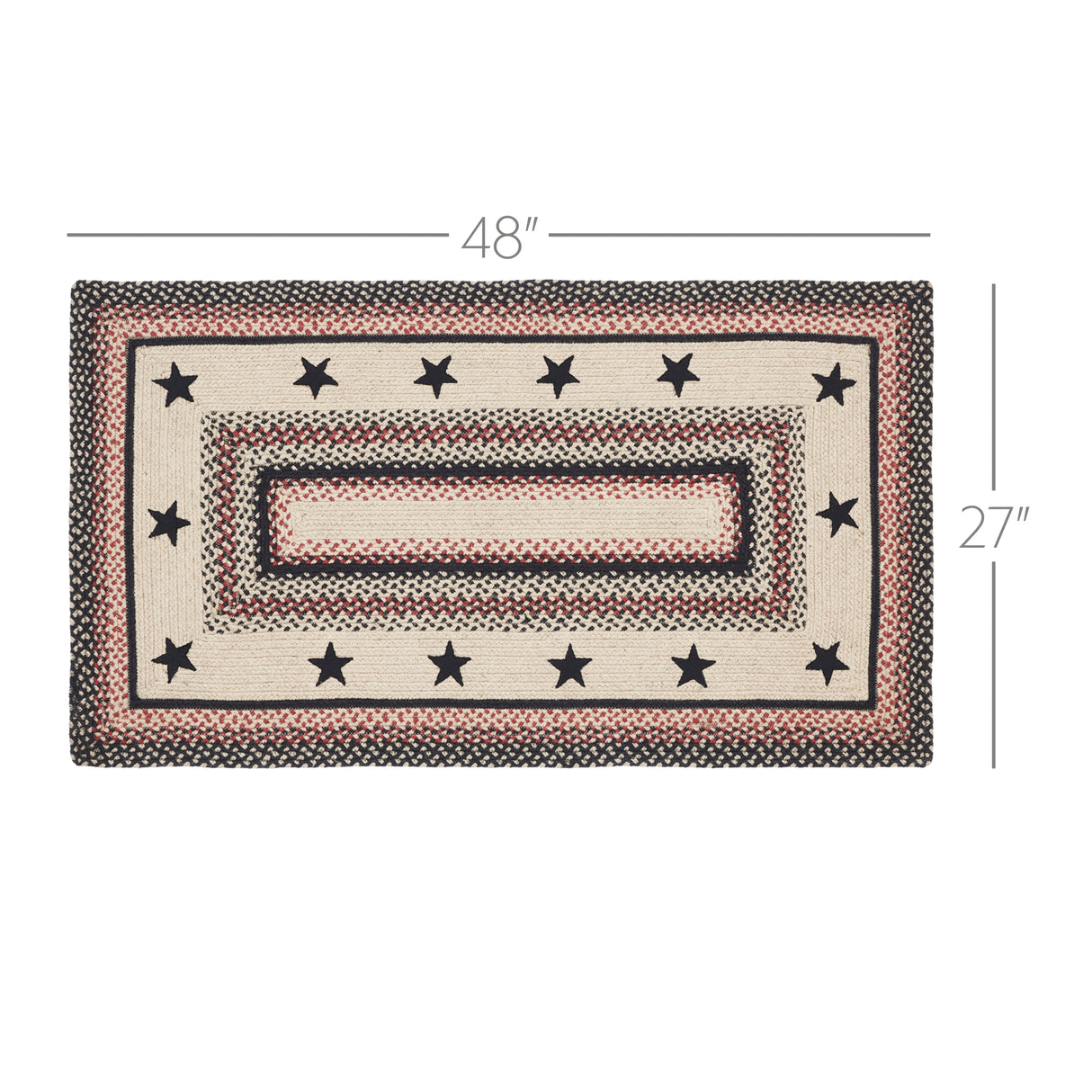 67013-Colonial-Star-Jute-Rug-Rect-w-Pad-27x48-image-2