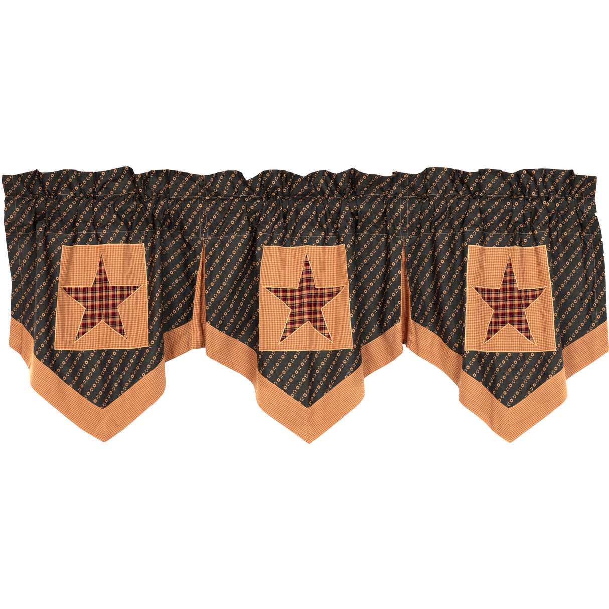 51884-Patriotic-Patch-Star-Block-Valance-Pleated-20x60-image-6