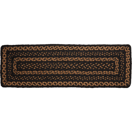 27616-Black-Tan-Jute-Stair-Tread-Rect-Latex-8.5x27-image-2