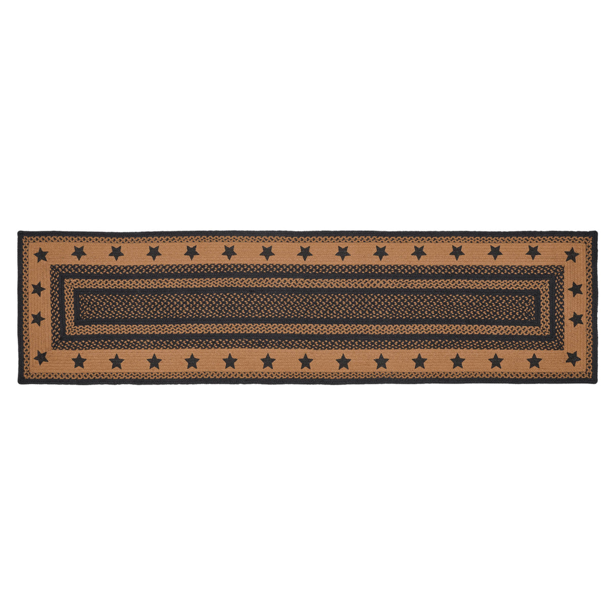 81346-Farmhouse-Jute-Rug-Runner-Rect-Stencil-Stars-w-Pad-24x96-image-1