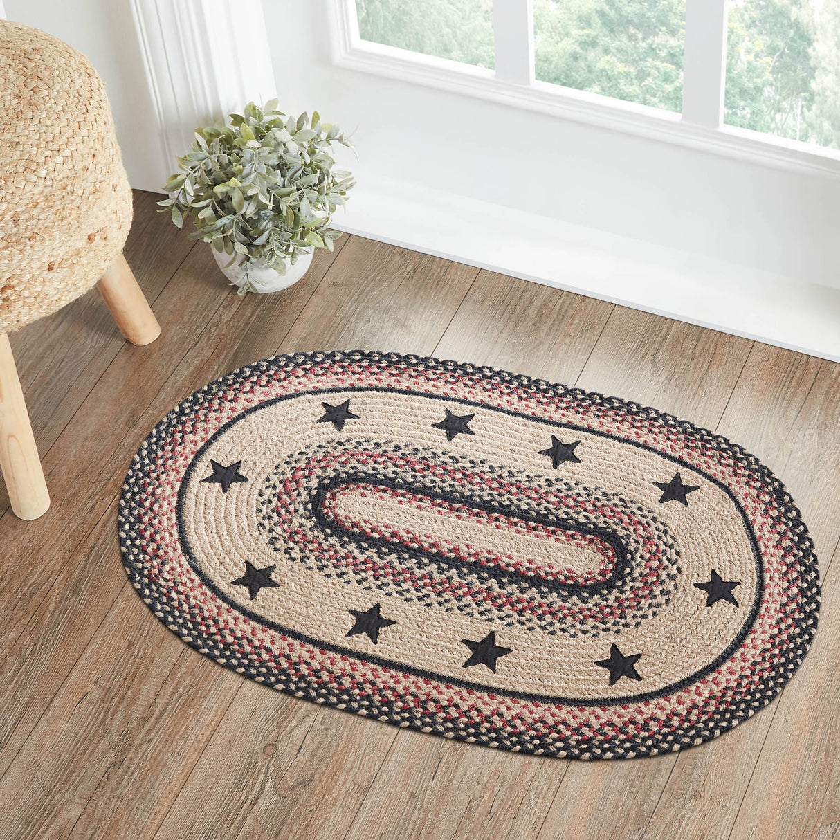 81332-Colonial-Star-Jute-Rug-Oval-w-Pad-24x36-image-7