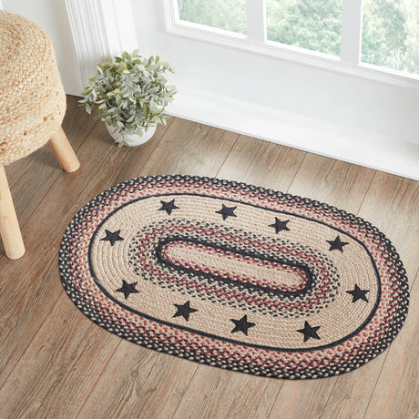 81332-Colonial-Star-Jute-Rug-Oval-w-Pad-24x36-image-7