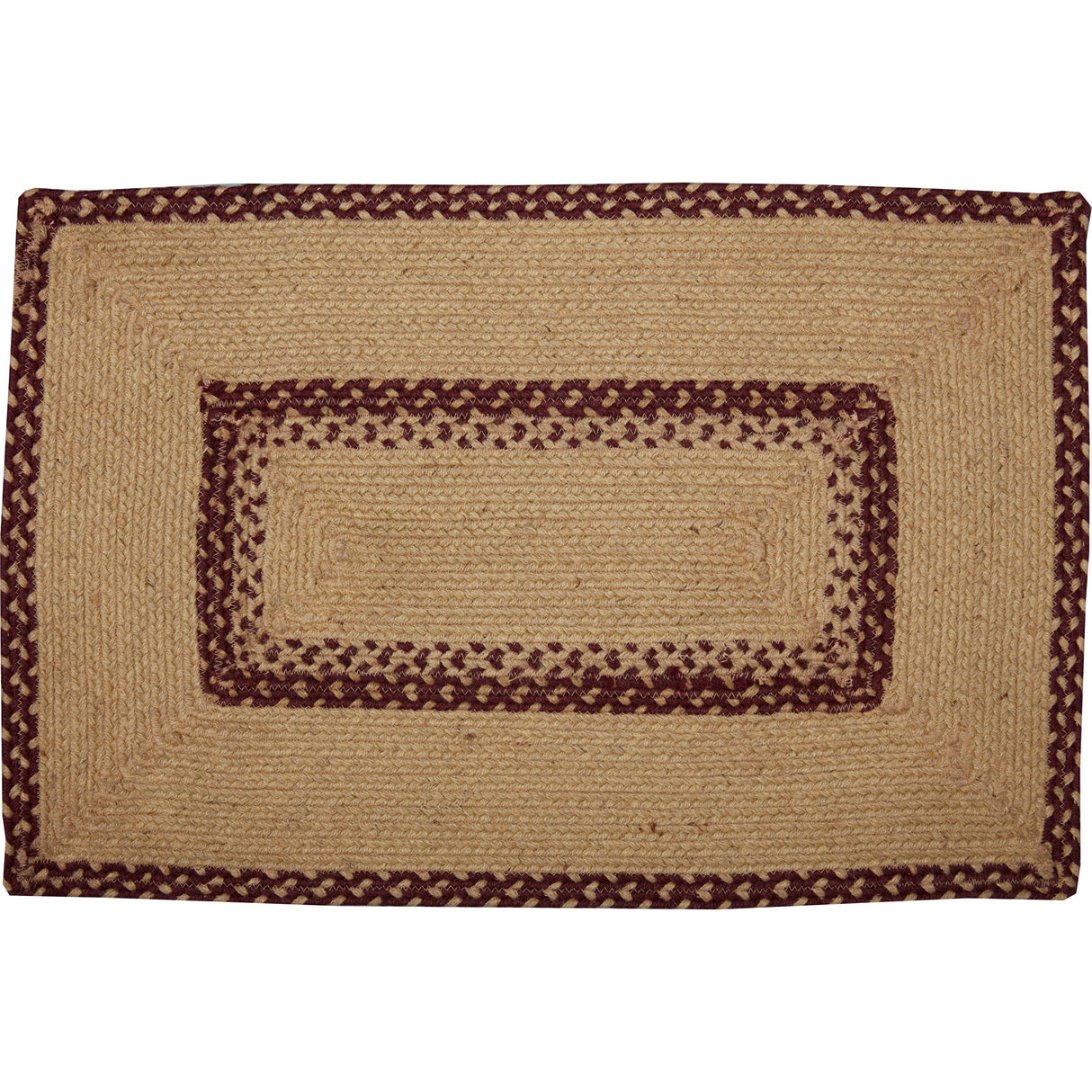70714-Burgundy-Tan-Jute-Rug-Rect-Welcome-w-Pad-20x30-image-6
