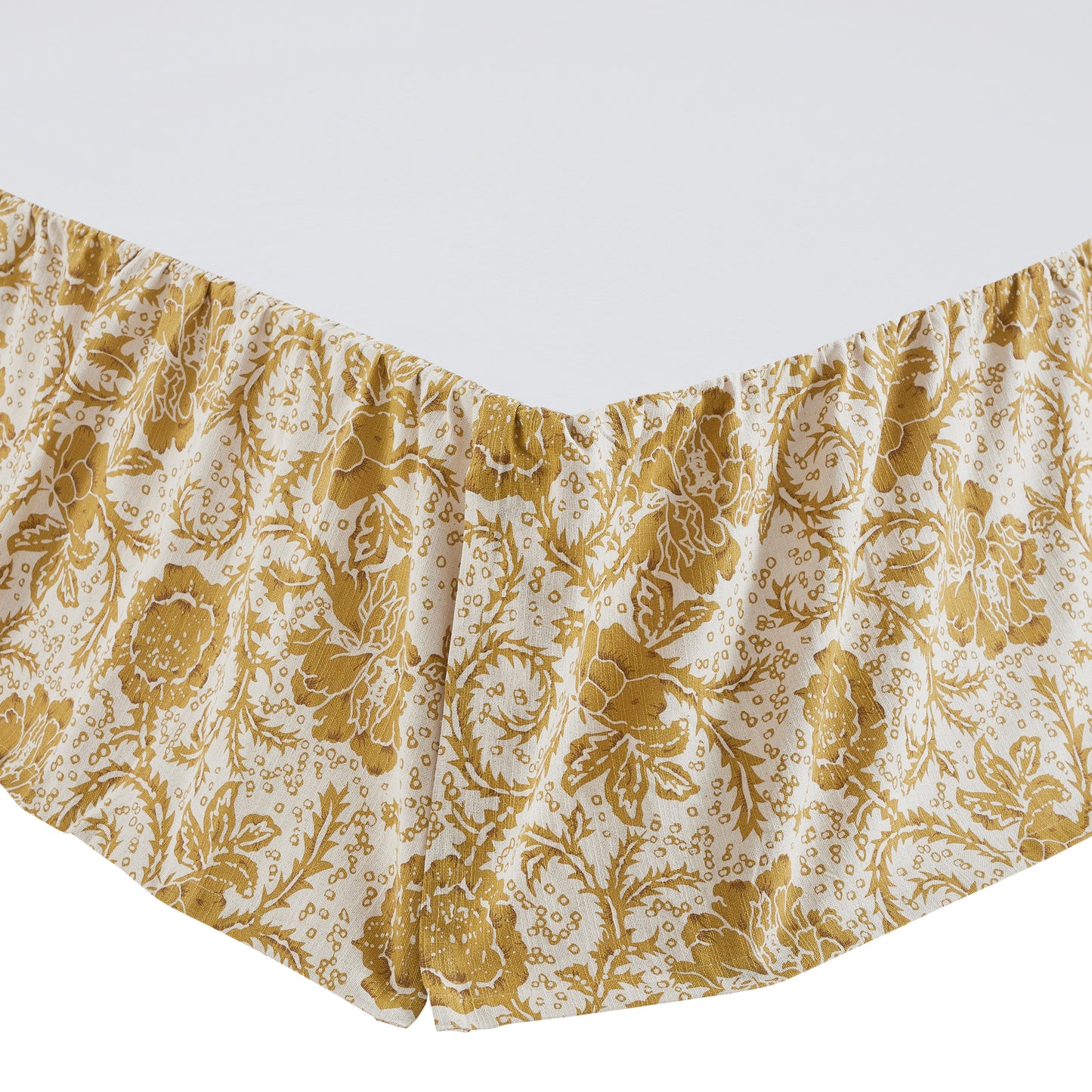 81190-Dorset-Gold-Floral-Queen-Bed-Skirt-60x80x16-image-5