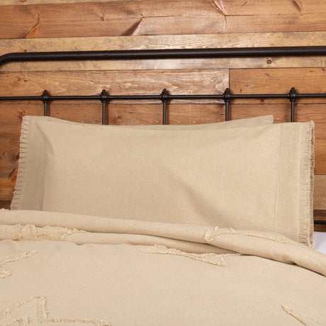 51797-Burlap-Vintage-King-Pillow-Case-w-Fringed-Ruffle-Set-of-2-21x40-image-3