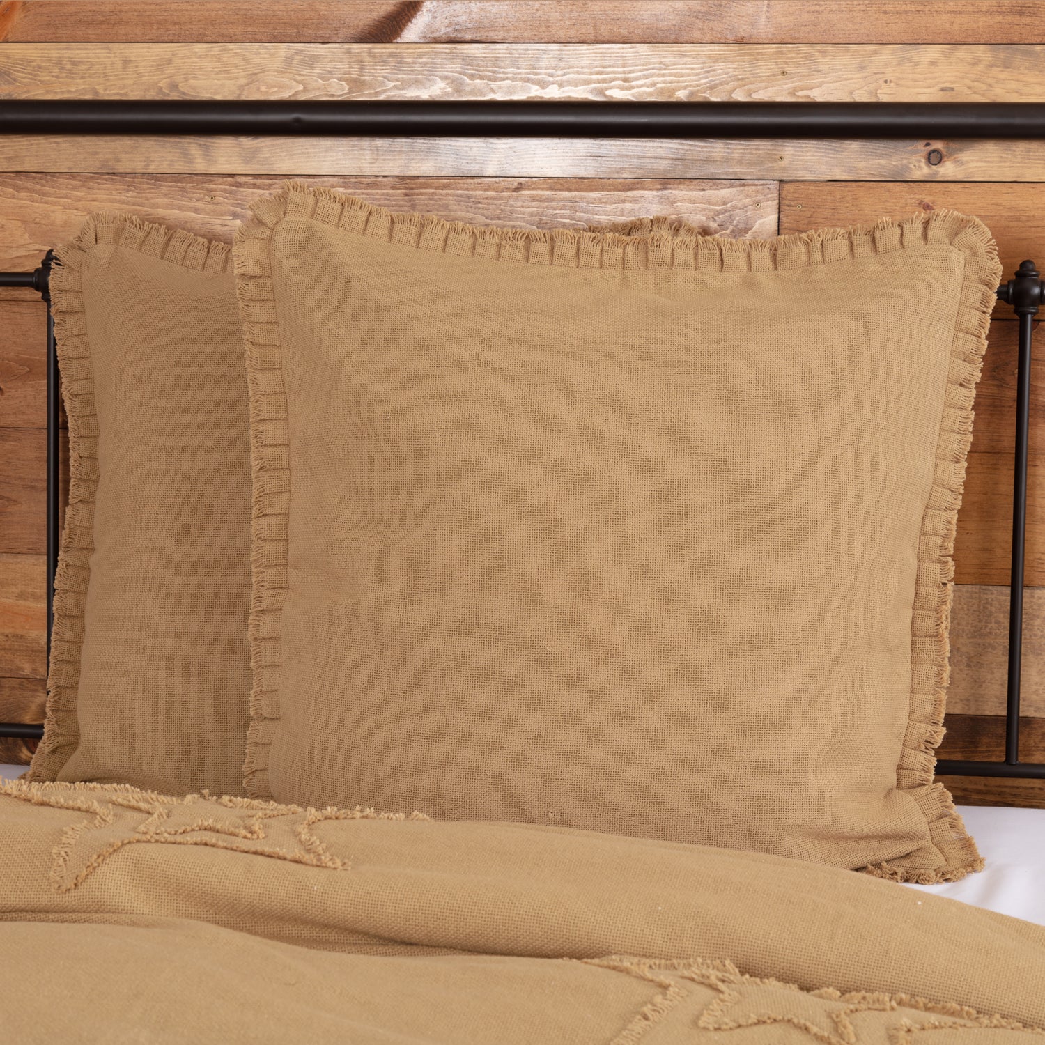 Ruffle Euro Pillow Cover, Farmhouse Decor