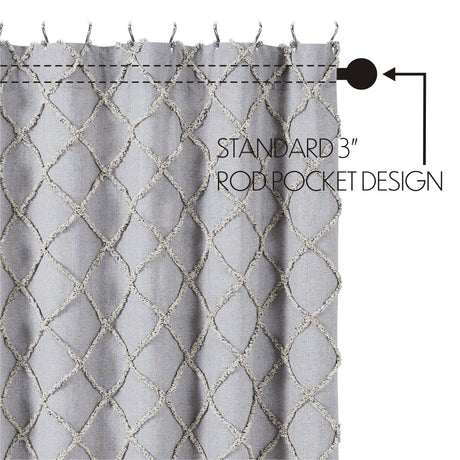 80518-Frayed-Lattice-Creme-Black-Shower-Curtain-72x72-image-5