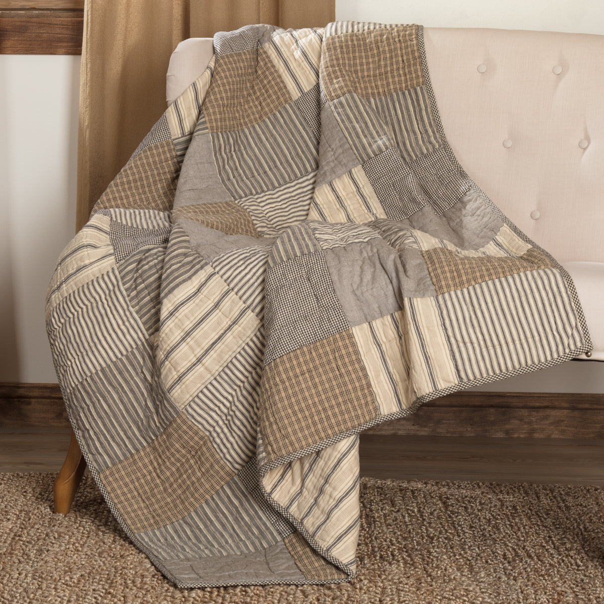 Patchwork quilt online throw