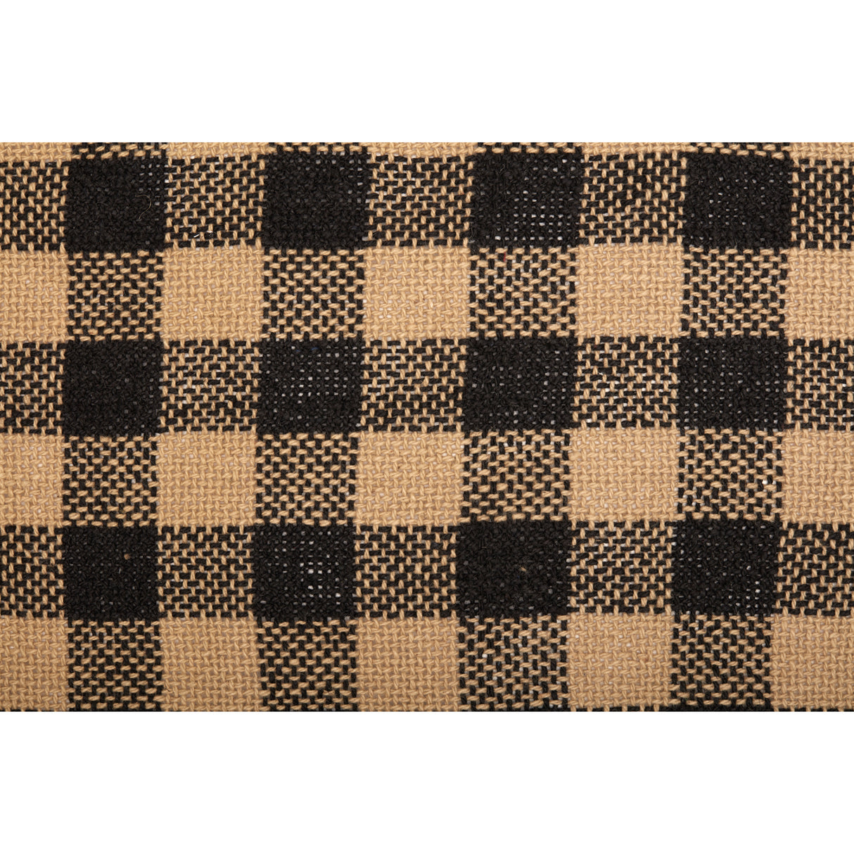 56657-Burlap-Black-Check-Runner-Fringed-13x72-image-3