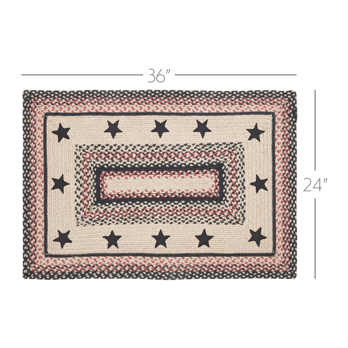 81334-Colonial-Star-Jute-Rug-Rect-w-Pad-24x36-image-1