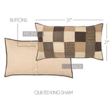Kettle Grove King Sham 21x37, Set of 2