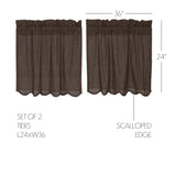 Kettle Grove Plaid Curtain Set