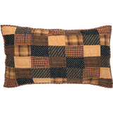 Patriotic Patch King Sham 21x37, Set of 2